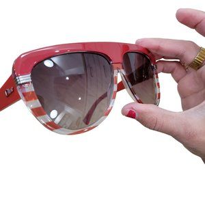 Dior Red and White Sunglasses